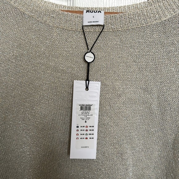 Vero Moda sparkle blouse shirt - New with Tags! - Picture 2 of 6